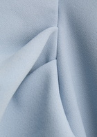 Bec & Bridge Karina Tuck Ruched Midi Dress Light Blue