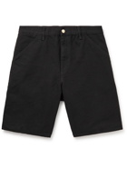 Carhartt WIP - Single Knee Straight-Leg Organic Cotton-Canvas Shorts - Black