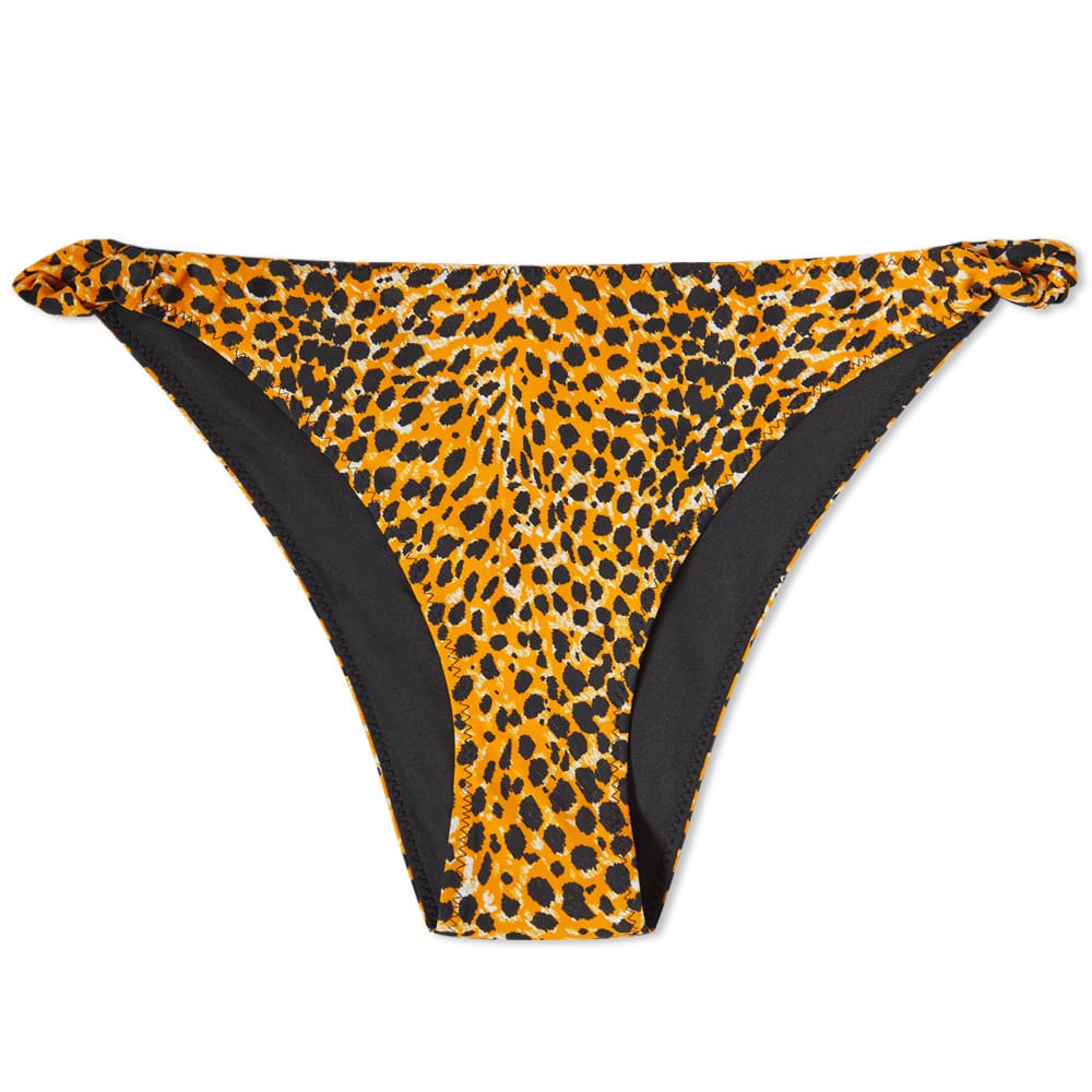 GANNI Recycled Leopard Bikini Bottoms GANNI