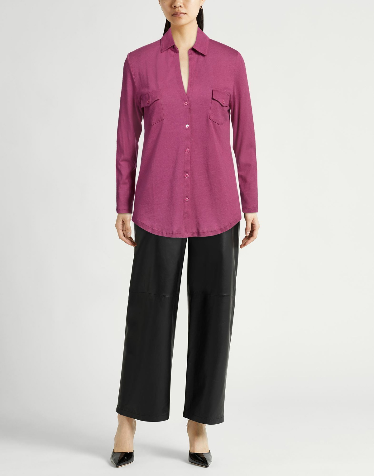 Majestic Filatures Womens Shirt Mauve