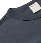 CHAMPION - Logo-Embroidered Cotton-Jersey T-Shirt - Blue