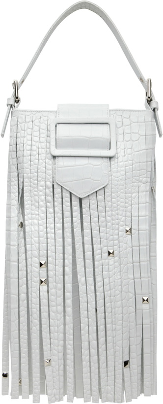 Photo: VAQUERA White Mini Fringe Bag