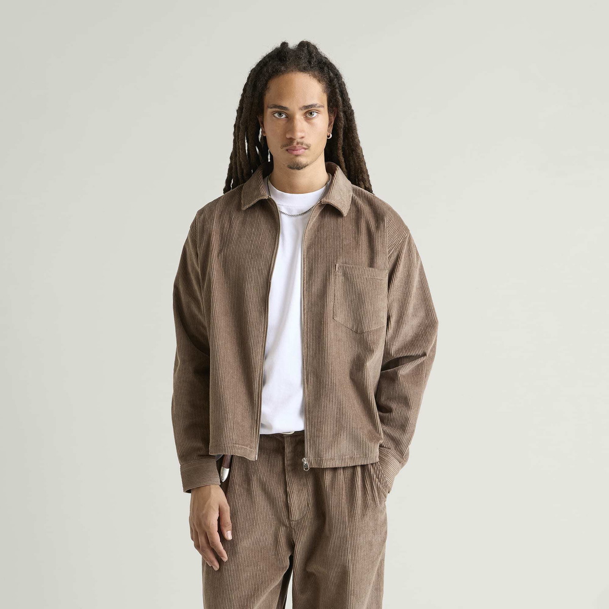 END. Men's Ridge Shirt in Dark Sand