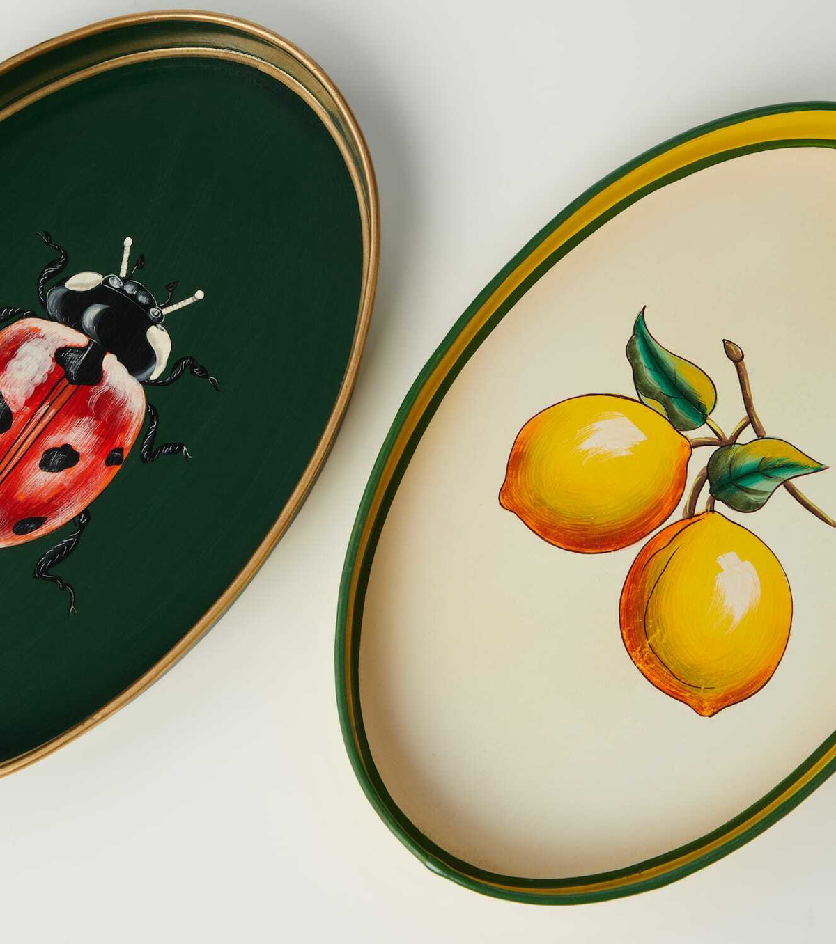 Les-Ottomans Flora iron tray