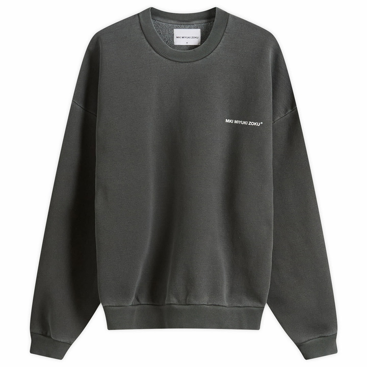 Photo: MKI Men's Uniform Crew Sweatshirt in Pigment Black