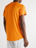 Nike Tennis - Court Advantage Slim-Fit Logo-Print Recycled Dri-FIT Tennis T-Shirt - Orange