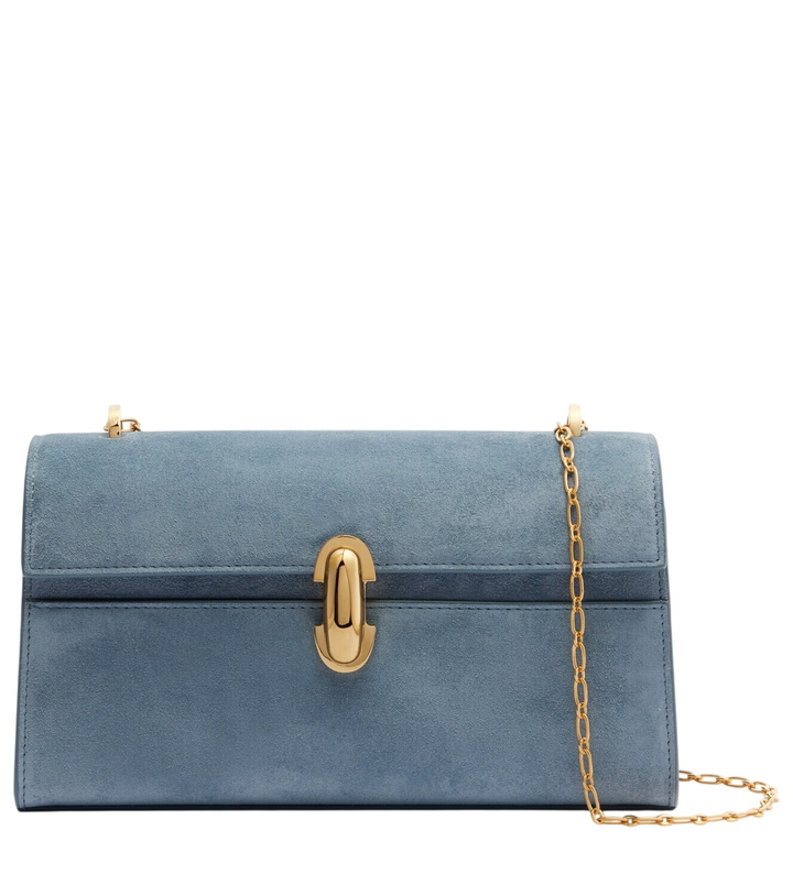 Photo: Savette Symmetry Chain Mini suede crossbody bag