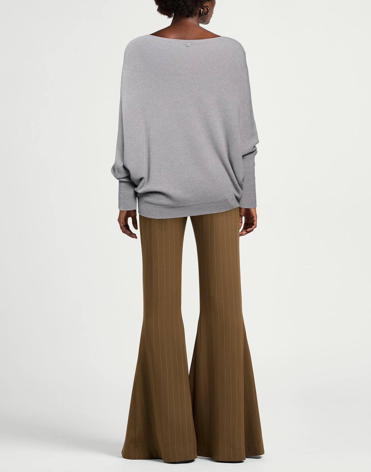 Manila Grace Womens Sweater in Grey