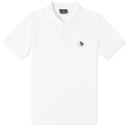 Paul Smith Men's Regular Fit Zebra Polo Shirt in White