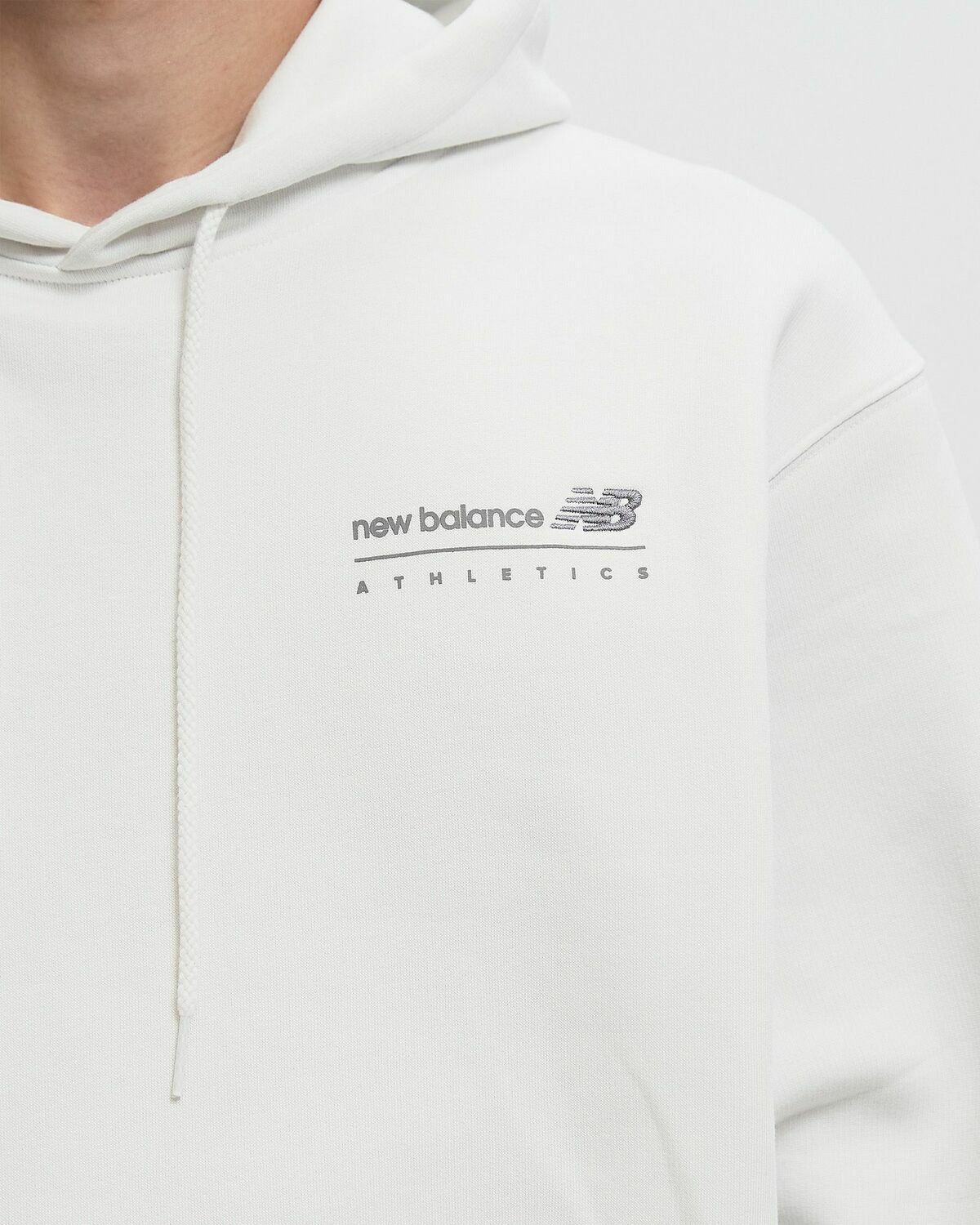 New Balance LIN RP HD White Mens Hoody