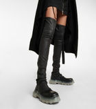 Rick Owens - Leather over-the-knee boots