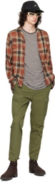 the Shepherd UNDERCOVER Khaki Cinch Tab Cargo Pants