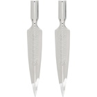 Sankuanz Silver Blade Air Pod Earrings