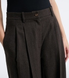 Ralph Lauren Collection Clarice wool wide-leg pants