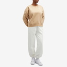 Air Jordan Women's Brooklyn Fleece Crew Sweat in Desert