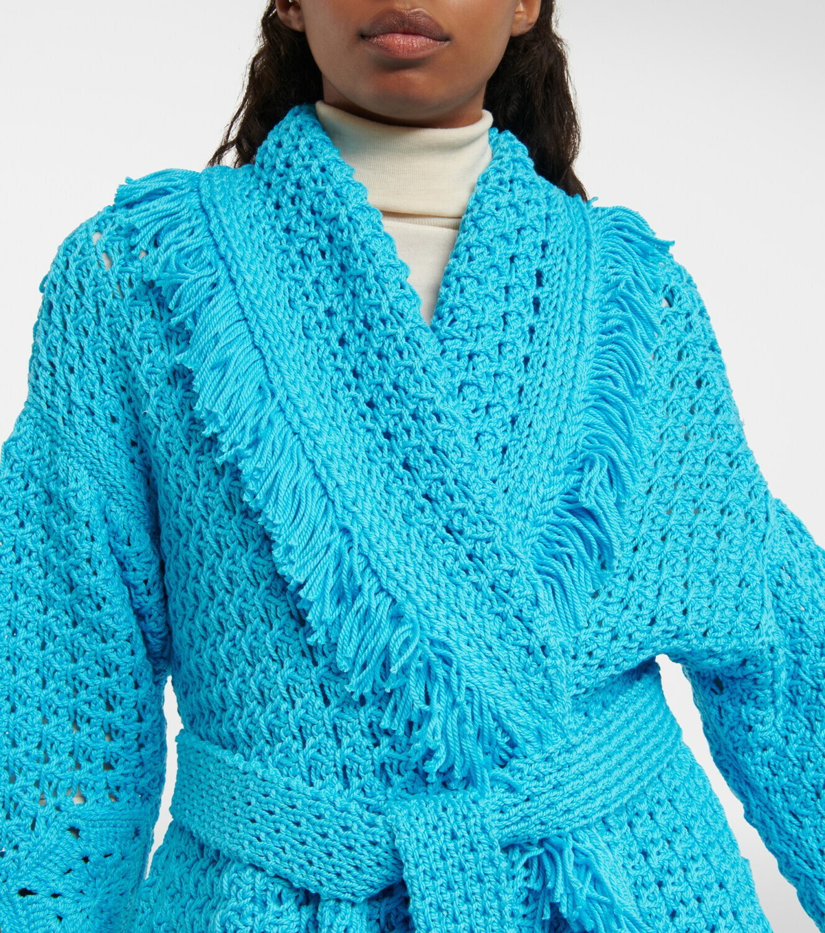 Alanui - Blooming Flowers cotton cardigan