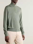 Paul Smith - Merino Wool Half-Zip Sweater - Green
