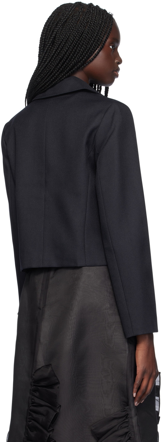 Sandy Liang Navy Ditto Jacket Sandy Liang