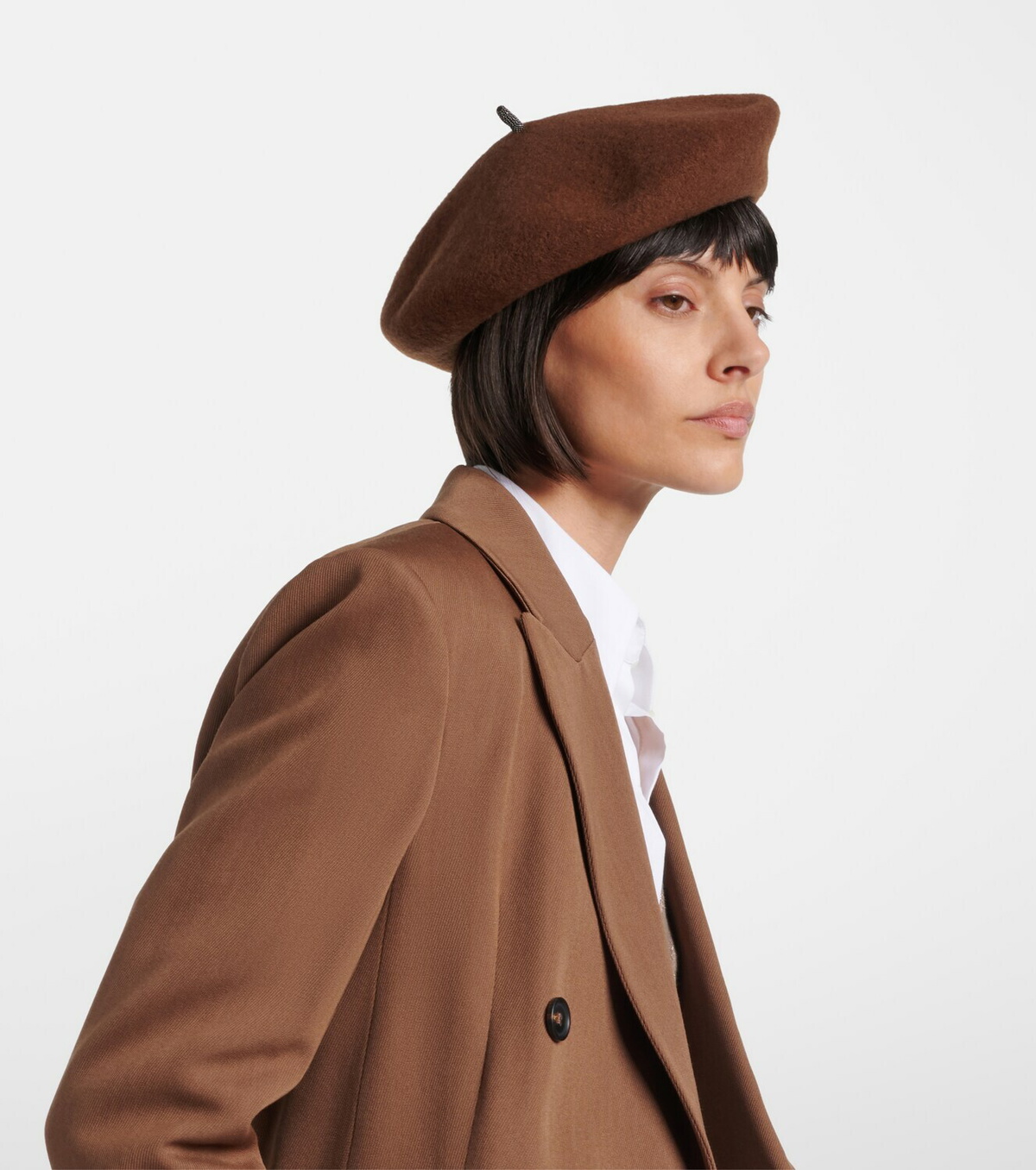 Brunello Cucinelli Monili wool beret
