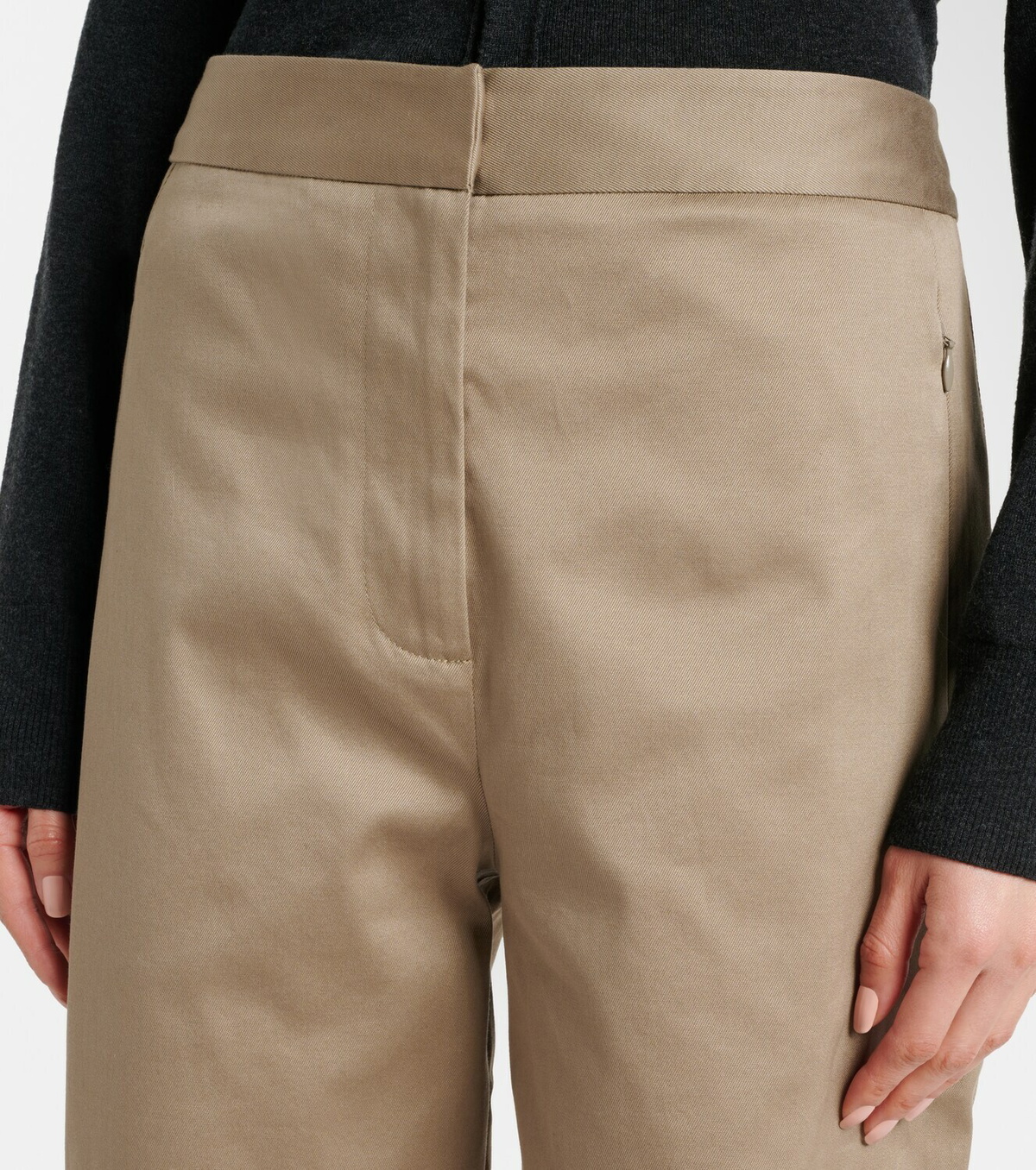 Proenza Schouler Serene cotton barrel-leg pants
