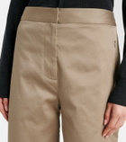 Proenza Schouler Serene cotton barrel-leg pants