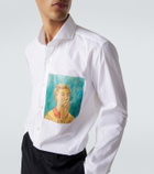 Junya Watanabe x Luigi Borrelli printed cotton shirt