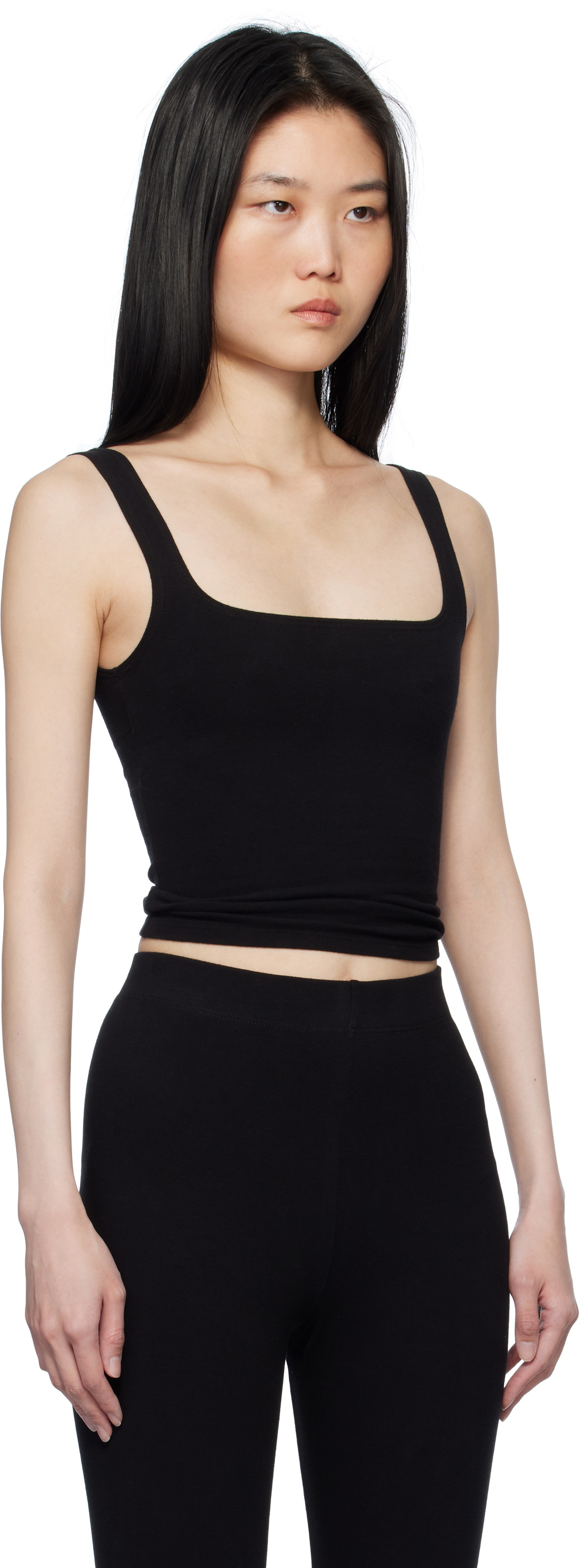 Gil Rodriguez Black Matisse Scooped Tank Top