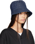 Engineered Garments Blue Asymmetrical Bucket Hat