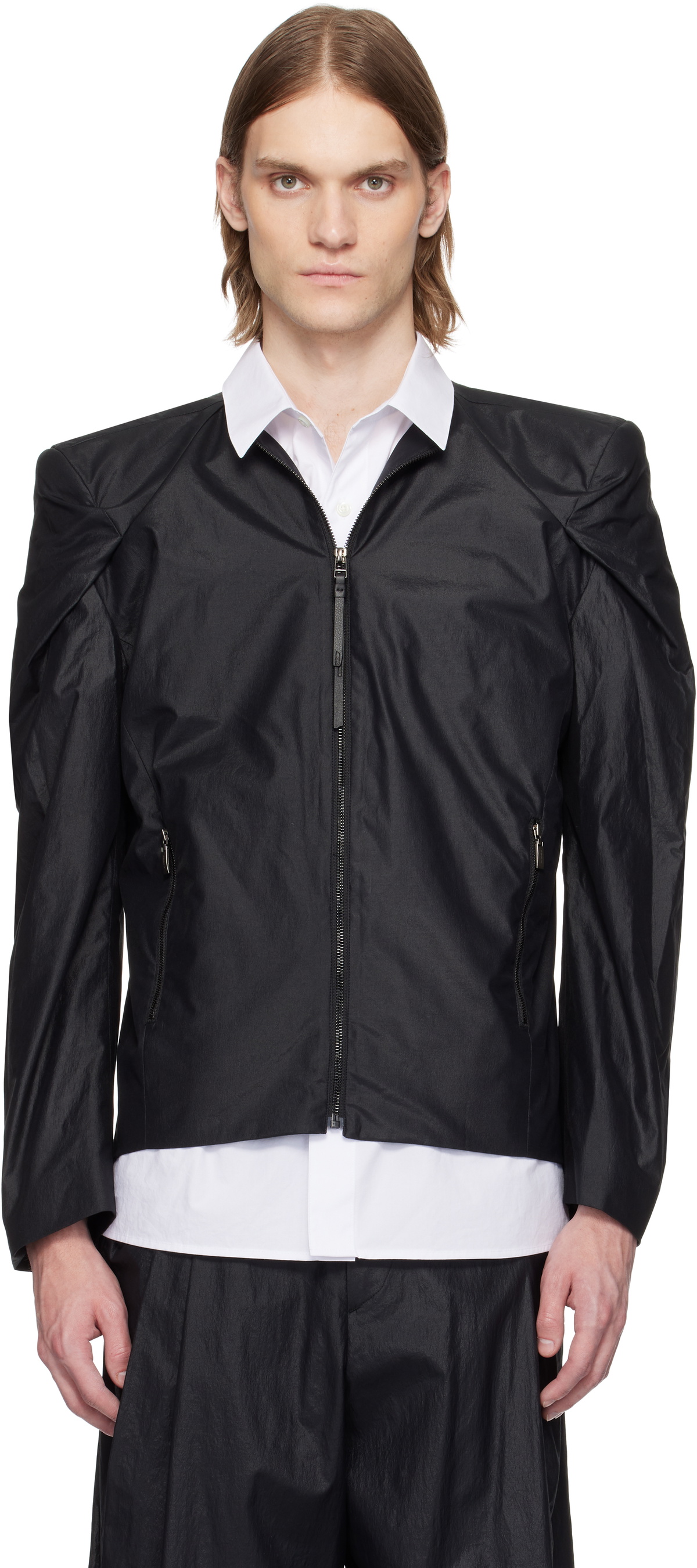 アーダーエラー　ジャケット Ader Error(アーダーエラー)「 SV TAG TRACKER JACKET / BLACK