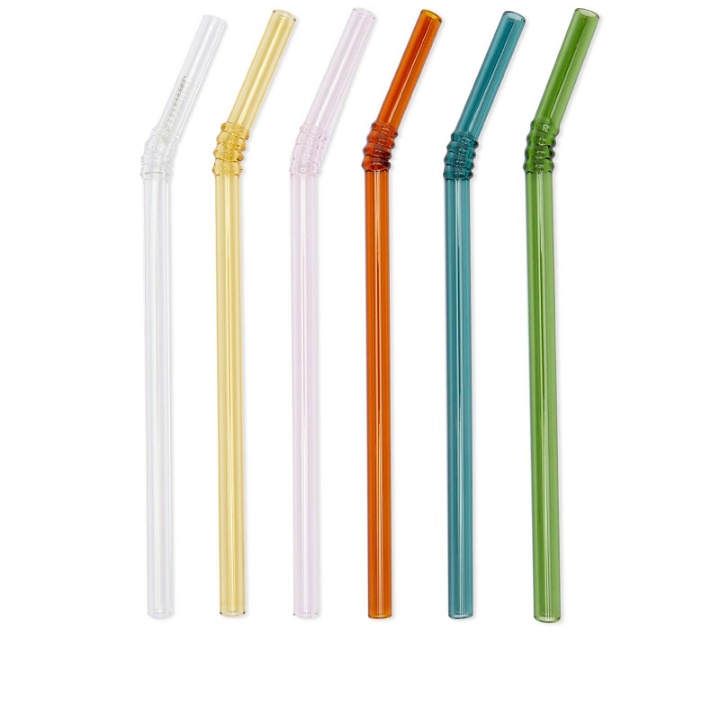 Photo: HAY Sip Swirl Straw - Set of 6 - in Multi