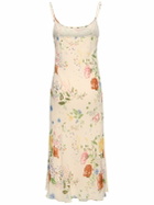 REFORMATION - Emerick Printed Viscose Midi Dress