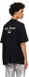 VTMNTS Black Bonded T-Shirt