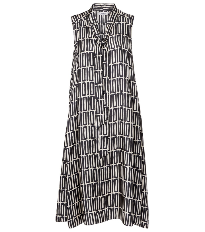 Photo: 'S Max Mara Jackie silk twill midi dress