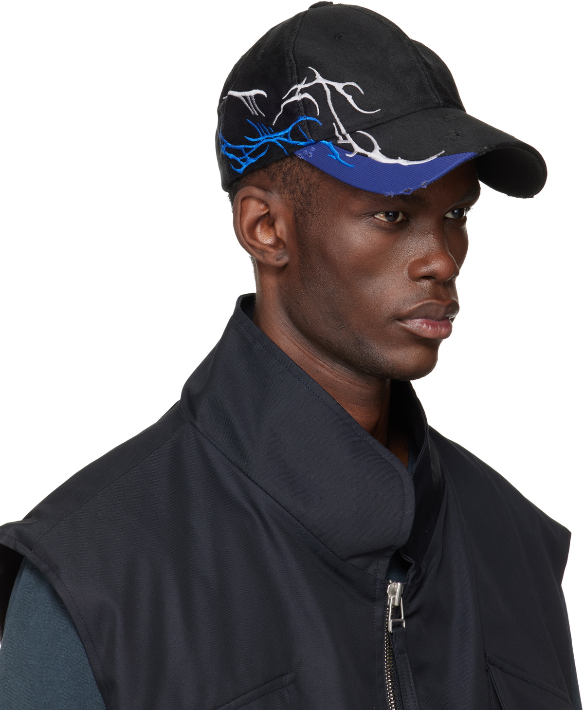 FFFPOSTALSERVICE Black Bolsu Damaged Cap