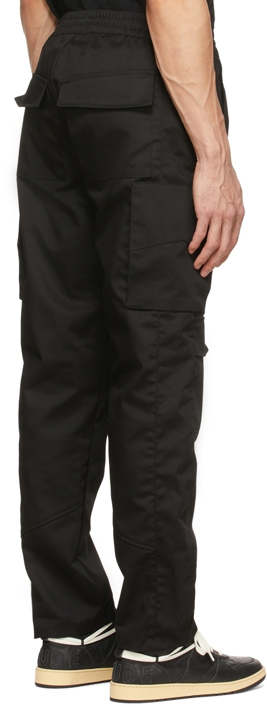 Rhude Black Cotton Cargo Pants Rhude