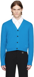 Wooyoungmi Blue Cropped Cardigan