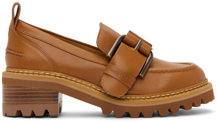 Photo: See by Chloé Tan Wilow Heeled Loafers
