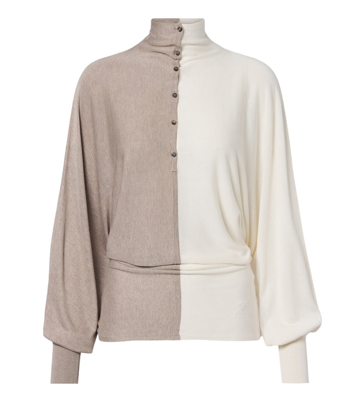Photo: Jacquemus Paneled silk-blend sweater