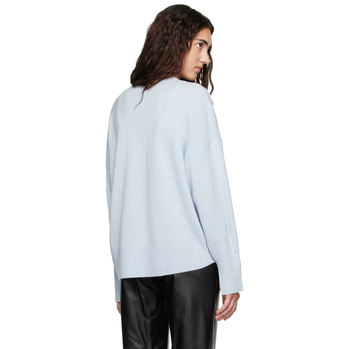 Loulou de Saison Blue ANTON LDS Cashmere Sweater