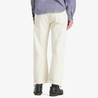 Dubbleware Men's Selvedge 5 Pocket Jeans in Ecru