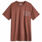 Over Over Men's Eat my Dust Easy T-Shirt in Brown