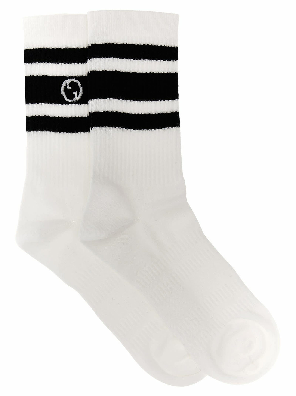 Gucci - Logo-Jacquard Cotton-Blend Socks - Blue Gucci
