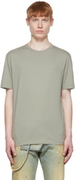 Maison Margiela Green Cotton T-Shirt