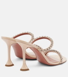 Amina Muaddi Gigi crystal-embellished leather sandals