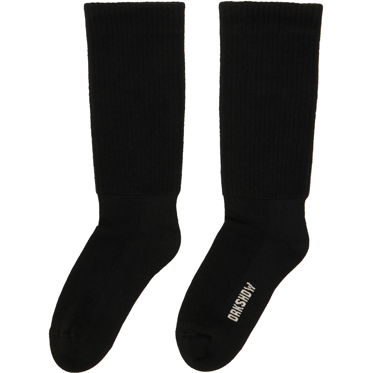 Rick Owens DRKSHDW Black 'Tower' Socks