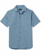 Brioni - Linen Shirt - Blue