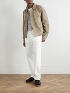 Officine Générale - Leonide Suede Jacket - Neutrals