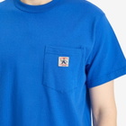 Randy's Garments Men's Logo Pocket T-Shirt in Royal Blue