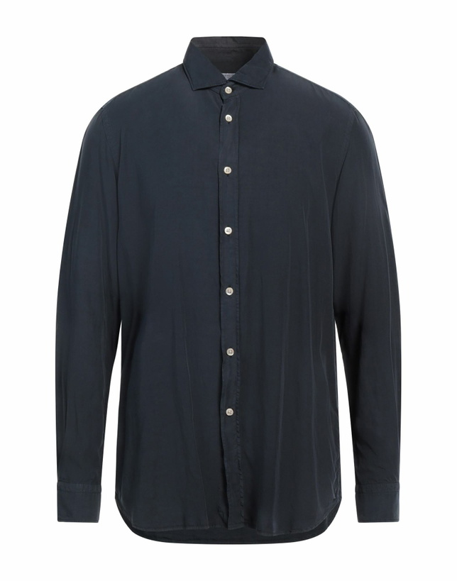 Photo: Boglioli Mens Shirt Midnight in Blue