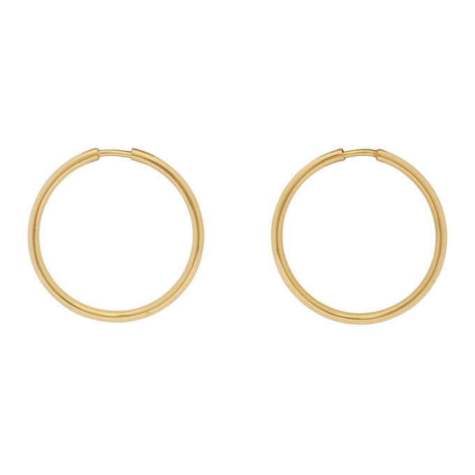 Maria Black Gold Senorita 25 Hoop Earrings Maria Black